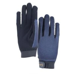 Aubrion Team Mesh Riding Gloves Navy