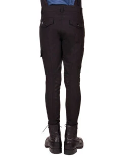 QHP Junior Swen Boys Breeches Leg Grip Black -Equestrian Equipment Shop 0027420 qhp junior swen boys breeches leg grip black