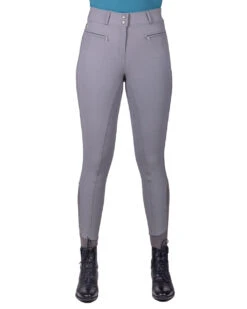 QHP Breeches Victoria Full Grip Grey