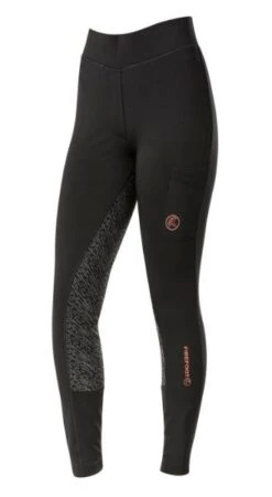 Firefoot Kids Bardsey Sticky Bum Breeches Black / Coral