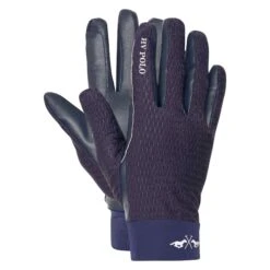 HV Polo Gloves HVPLuminar Navy -Equestrian Equipment Shop 0028307 hv polo gloves hvpluminar navy