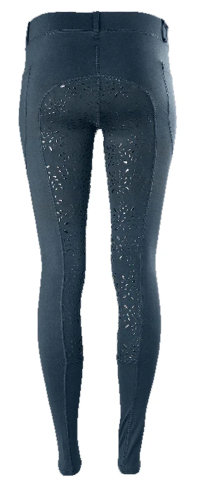 Legacy Kids Riding Tights Smokey Blue 4 Legacy Kids Riding Tights Smokey Blue - Image 2